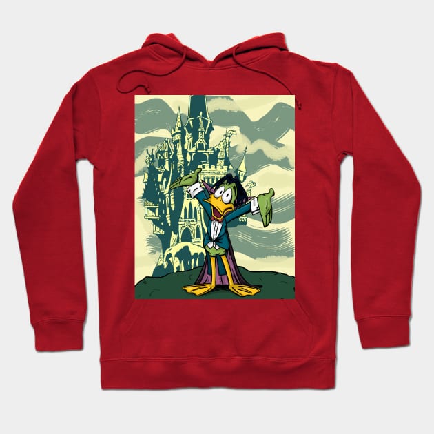 Count Duckula Hoodie by Black Snow Comics